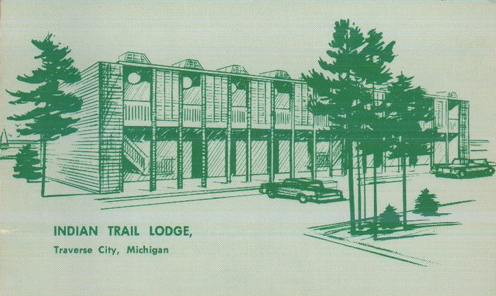 Indian Trail Lodge - Vintage Postcard (newer photo)